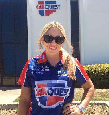 Top fuel racing champion Courtney Force loves CARQUEST Auto Parts.