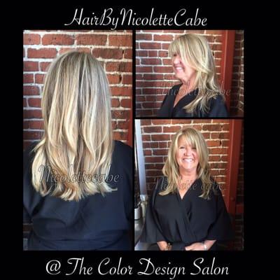 Haircut and blow out by Nicolette Cabe