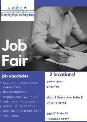 Job Fair Alert!