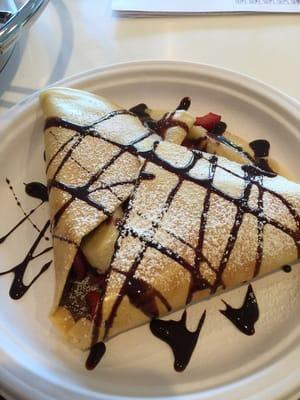 Strawberry Banana Crepe