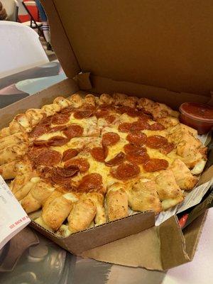 Cheesy bites pepperoni lover's