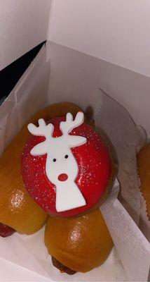 Complimentary holiday donut!