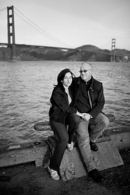 A San Francisco engagement session.