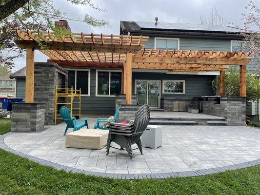 Pergola, Paver Steps, Paver Patios