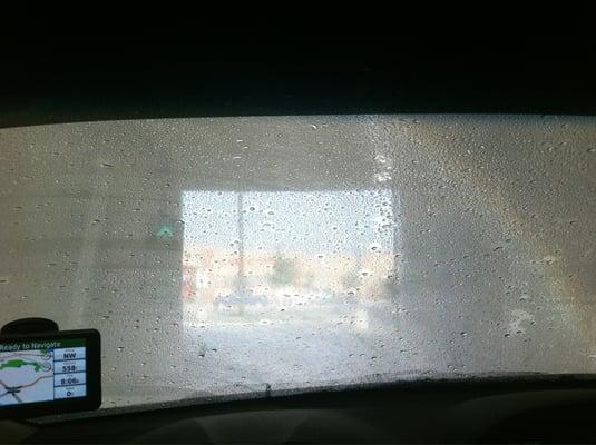 At the car wash