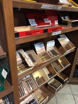 Walk in humidor. This is probably less than  10% of cigars.