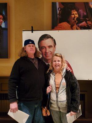 Me Sue and Mr. Rogers