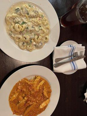 Tortellini Mickelangelo and Chicken Tetrazini