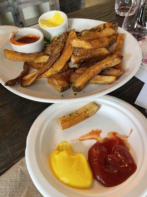 Heritage fries on happy hour