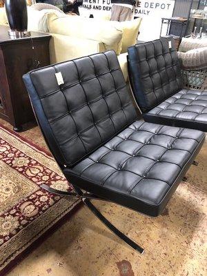 Barcelona chair, genuine leather