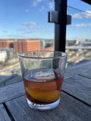 Old fashioned - trying two! A bourbon and another rye. Bartender knows what he's doing.