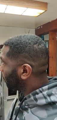 Right side of fade