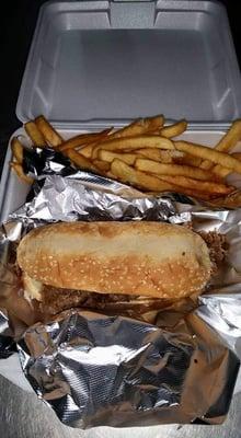 Philly cheese w/ fries