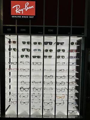 Ray Ban glasses selections.