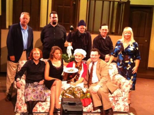 Cast of Noises Off thru April 29th