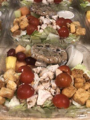 Boxed Chicken Caesar salads