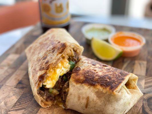 Campeón Burrito, the best. Winner of top 10 Burritos in the US by USA Today.