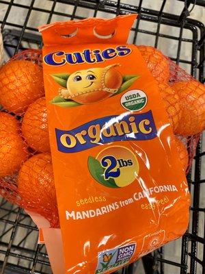 Love the organic cuties here however sprouts sells them also cheaper, across the street..