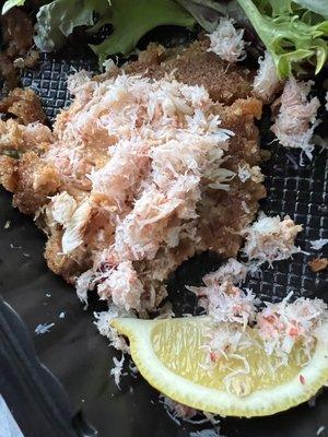 Supposed to be the crab cakes