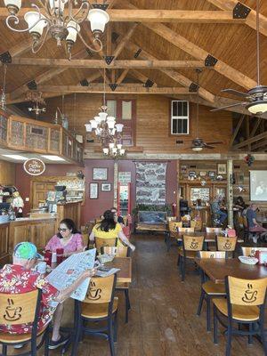 Main dining area at The Coffee Depot