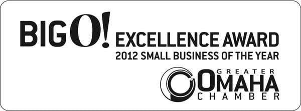 2012 Winner of Omaha's Small Business of the Year Award.