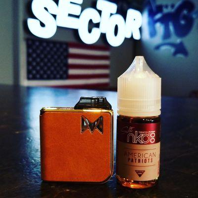 Mi-pod paired with Naked100 American Patriots