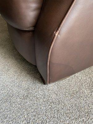 Coleman/Allied Van Lines Damaged Leather