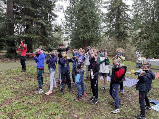 Laser Tag Live in the forest