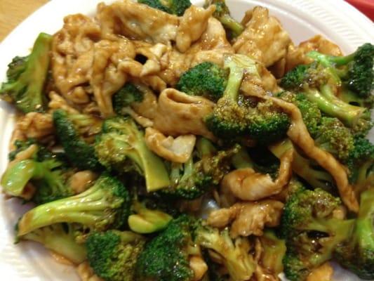 Chicken and broccoli