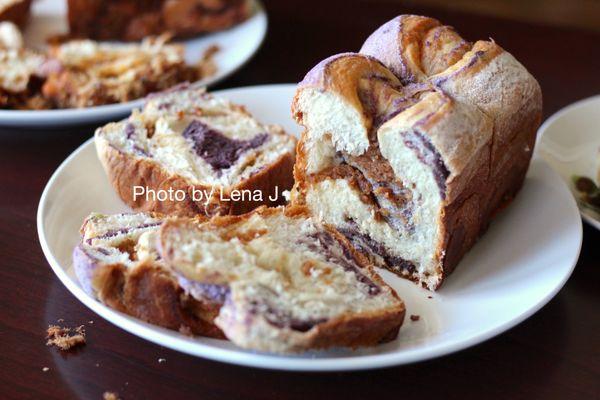 Ube Peanut Butter Toast 紫薯花生吐司 ($9.75) - not the best. Looks pretty but the fillings don't have much flavor.