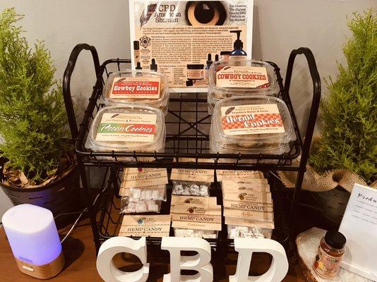 CBD & Terpene Rich Hemp Candy & Cookies at American Shaman of Woodstock Ga. 30189 30188