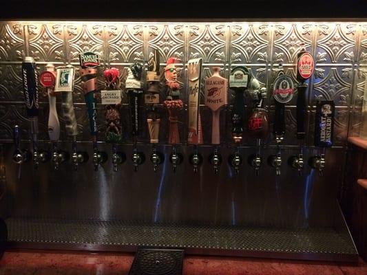 First half of their Beer Taps