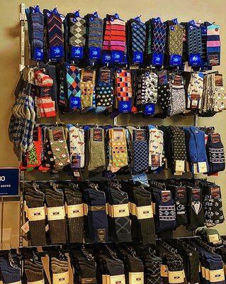 Great selection of designer and trendy socks!