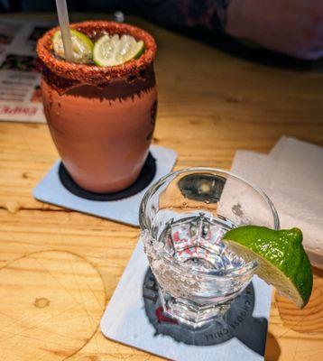 Mexican Mule. $11.50. Don Julio shot. $19.75.