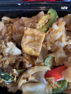 drunken noodle tofu and egg