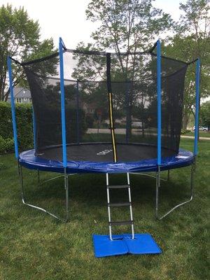 Assembled Trampoline