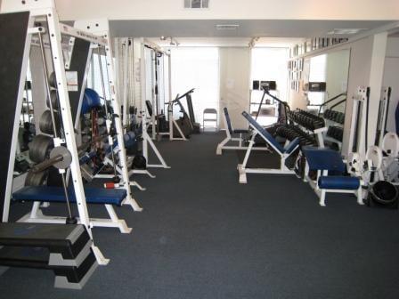 This is the private gym where I train.  No membership fee is required.