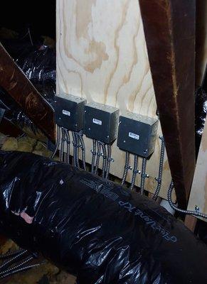 Attic wiring after Alexander Electric