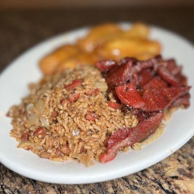 Pork Fried Rice and Boneless Ribs