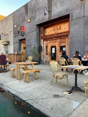 Outdoor seating