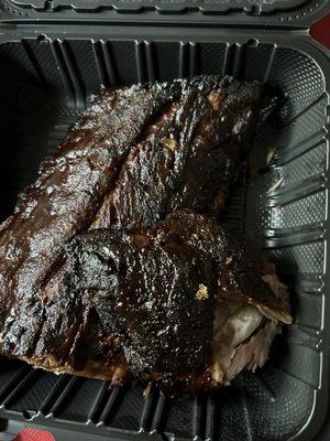 Burnt dry ribs