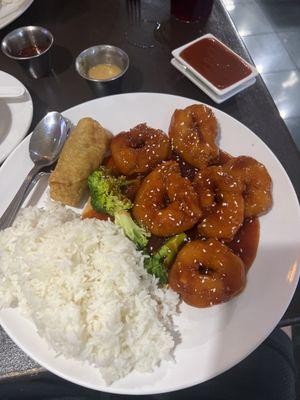 Sesame shrimp