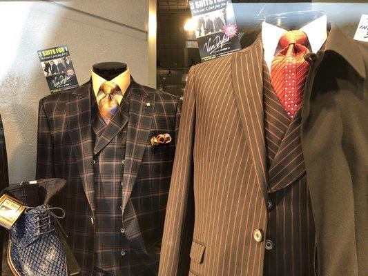 Statement designer wool suits included in 3 for 1