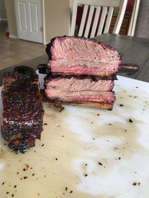 Smoked salt & pepper Beef Short Plate Ribs