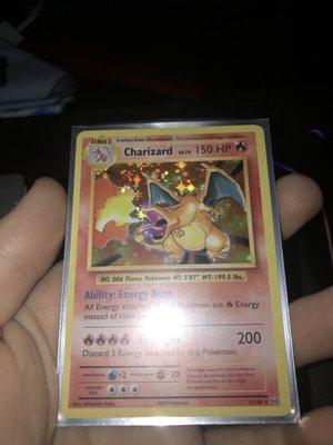 XY Evolutions Charizard holo