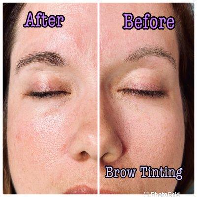 Brow Tinting