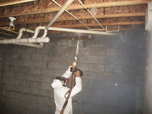 Mold Remediation using dry ice blasting