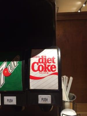 I loved this throwback diet Coke label. I hope they never change it!