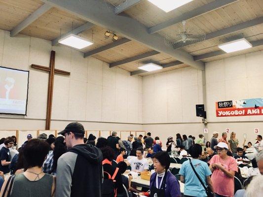 Dining at the Aki Matsuri Fall Festival