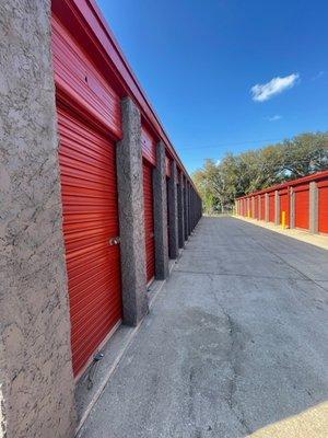 Main entrance of the storage facility.